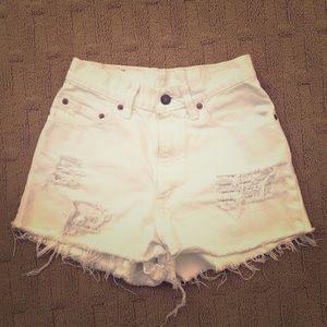 Levi’s High waist shorts